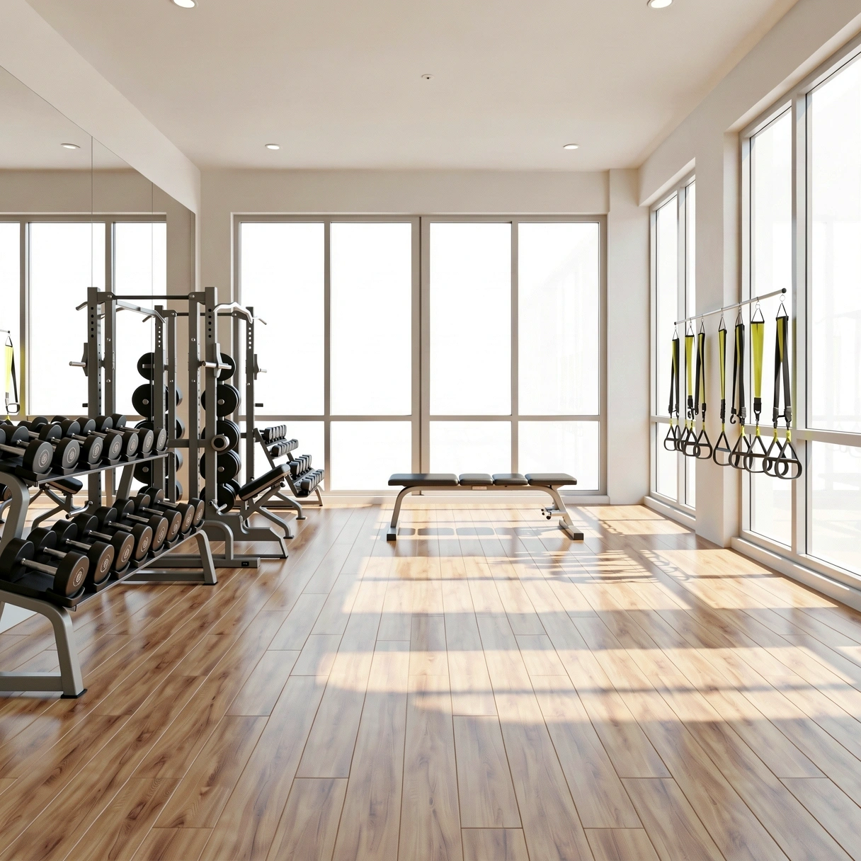 Professional fitness training environment
