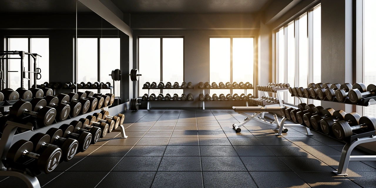 Professional gym equipment at LatihPria